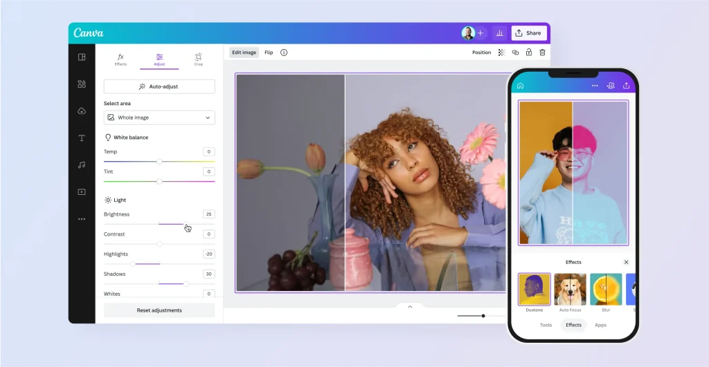 edit video dengan canva